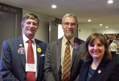 This is a picture of me with Dr.Stephen Baskerville at the Eagle Forum Conference.   In addition to all of his other credentials, he's also on the board of directors for the Center for Marriage Policy